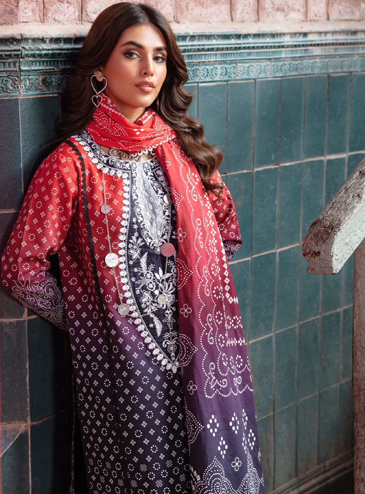 Rang Rasiya Unstitched Embroidered Dress (MS-243)-2